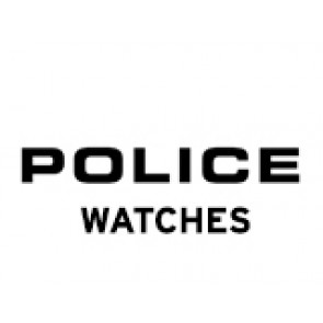 Police horlogeband PL-14385J Leder Zwart